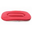 Flat oval Dog Cushion - Classic Red