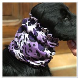 Snood - Protection for long ears - Ticketed purple design