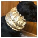 Snood - Cagoule protection oreilles tombantes - Motif design " Gold Velvet" 
