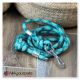 Laisse fait main - simple avec collier intégré en corde