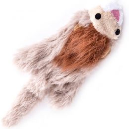 Crushed plush toy, without filling, lion