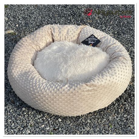 Corbeille apaisante et ultra-douce de haute qualité, finition «&nbsp;sweet bubble&nbsp;» - Couleur : PM-02 - Beige