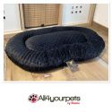 Coussin ultra-doux de haute qualité, finition « sweet bubble » - Couleur : PM-06 - Noir