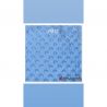 Matelas ultra-doux de haute qualité, finition « sweet bubble » - Couleur : PM-12- Bleu gris - Taille 80x60 cm