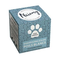 Shampoing solide poils blancs Naiomy : 60ml