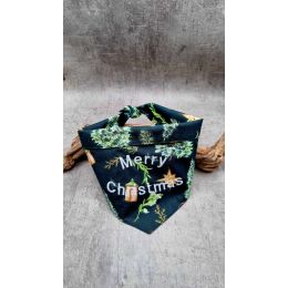 Bandana - Foulard -Fait main - Attache noeud - Motif "" - Taille "Cocker"