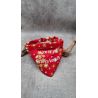 Handmade Bandana - Scarf - Knot Tied - "Stars & Stripes" pattern - Cocker size
