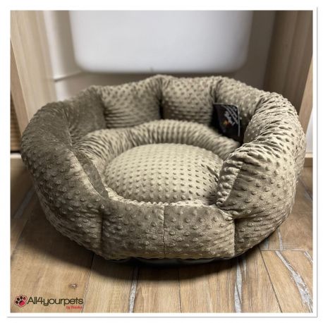 Corbeille haute "Cocoon " ultra-douce de haute qualité&nbsp;- Fabrication belge - Couleur : PM-11- Kaki